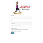 Win a Rock-it wooden exercise board valued at $199