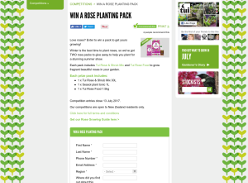 Win a rose planting pack