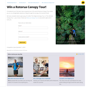 Win a Rotorua Canopy Tour