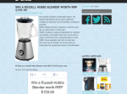 Win a Russell Hobbs Blender worth RRP $159.99