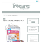 Win a Safe T Sleep Bonus Pack