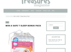 Win a Safe T Sleep Bonus Pack