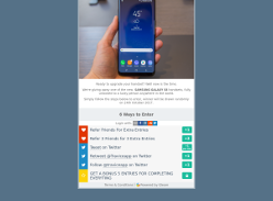 Win a Samsung Galaxy S8