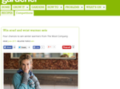 Win a scarf and wrist warmer set
