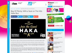 Win a Seat on The Hits Haka Bus