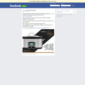 Win a SecretChef Electronic Sear & Slow Cooker 5.5L