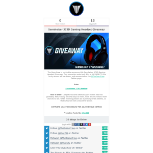 Win A Sennheiser 373D Headset