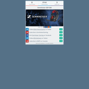 Win a Sennheiser GSP 350 Gaming Headset