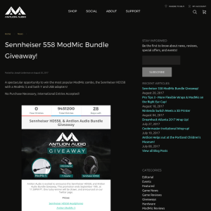 Win a Sennheiser HD558 Headset & ModMic 5 Bundle