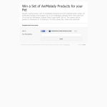 Win a Set of AniMalady Products for your Pet - Colloidal Silver Health Products by Salud 