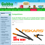 Win a set of Fiskars Bypass Power Gear II Medium Lopper & Prunner