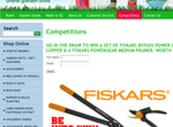 Win a set of Fiskars Bypass Power Gear II Medium Lopper & Prunner