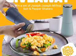 Win a Set of Joseph Joseph Milltop Salt and Pepper Shakers