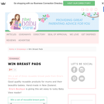 Win a set of reusable breast pads