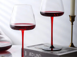 Win a Set of Two Hand-Blown Crystal Wine Glasses