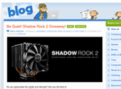 Win a Shadow Rock 2 CPU Cooler