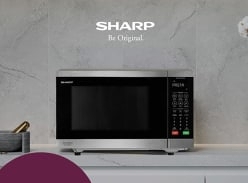 Win a Sharp SM327FHS Microwave
