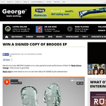 Win a Signed copy of Broods EP