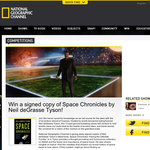 Win a signed copy of Space Chronicles by Neil deGrasse Tyson!