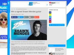 Win a signed Shawn Mendes guitar