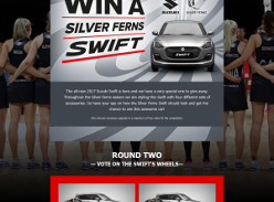 Win a SIlver Ferns Swift
