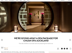 Win a Sip & Spa Package at Chuan Spa Auckland