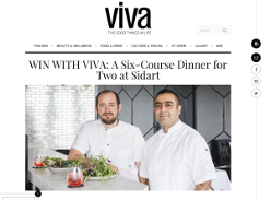 Win A Six-Course Dinner for Two at Sidart