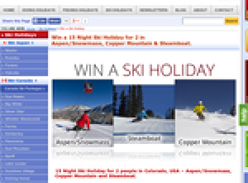 Win a Ski Holiday