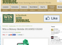 Win a Skinny Mobile HUAWEI U5130!