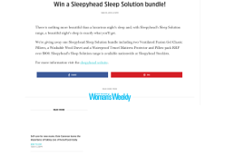 Win a Sleepyhead Sleep Solution bundle