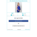 Win a Sleeveless Breastfeeding & Maternity Top - Dango Giveawawys