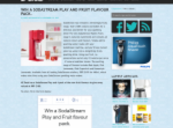 Win a SodaStream Play and Fruit flavour pack