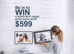 Win a SOHO 21.5 Wi-Fi Digital Photo Frame