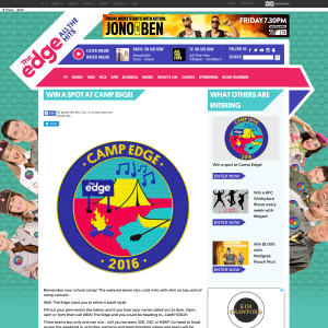 Win a spot at Camp Edge! - Camp Edge
