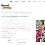 Win a Spring Bulbs prize pack from GardenPost