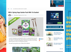 Win a Spring Vege Garden Pack With Tui Garden