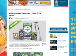 Win a Spring Vege Garden Pack With Tui Garden