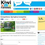 Win a Springfree trampoline
