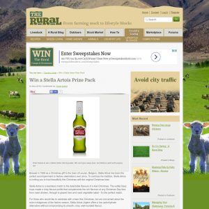 Win a Stella Artois Prize Pack