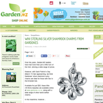 Win a Sterling silver shamrock charms