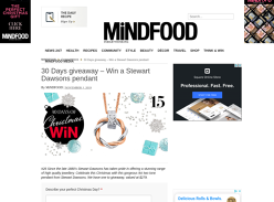 Win a Stewart Dawsons Pendant