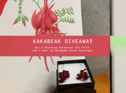 Win a Stunning Botanical Art Print and a Pair of Handmade Glass Earrings