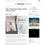 Win A Stunning Designer Watch Valued At $549