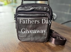 Win a Stylish Mens Leather Satchel