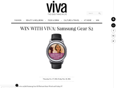 Win a stylish Samsung Gear S2 Platinum Smart Watch and Galaxy S7