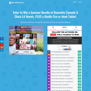 Win a Summer Bundle of Romantic Comedy & Chick Lit Novels
