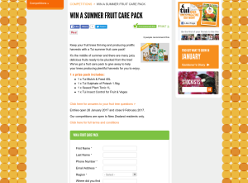 Win a Summer Fruit Care Pack