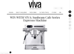 Win a Sunbeam Cafe Series Espresso Machine plus Multi-Capsule Handle
