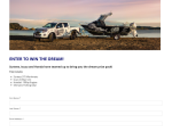Win a Surtees 575 Workmate, Izuzu D-Max, Ute Honda's 100hp Engine and a Shimano Fishing Gear