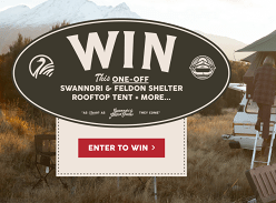 Win a Swanndri X Feldon Crows Nest Rooftop Tent